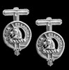 Ramsay Clan Badge Sterling Silver Clan Crest Cufflinks