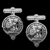 MacBain Clan Badge Sterling Silver Clan Crest Cufflinks