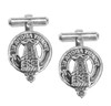MacCallum Clan Badge Stylish Pewter Clan Crest Cufflinks