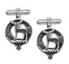 MacCorquodale Clan Badge Sterling Silver Clan Crest Cufflinks