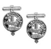 MacDougall Clan Badge Sterling Silver Clan Crest Cufflinks