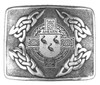 Ahearn Irish Badge Interlace Mens Stylish Pewter Kilt Belt Buckle