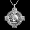 Abernethy Clan Badge Celtic Cross Sterling Silver Clan Crest Pendant