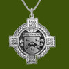 Robinson Irish Coat Of Arms Celtic Cross Pewter Family Crest Pendant