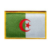 Algeria Flag World Rectangular Embroidered Cloth Patch Set x 6