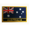 Australia Flag Country Rectangular Embroidered Cloth Patch Set x 6