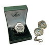 Cromarty Firth Scotland Themed Pewter Boxed Compass With Belt Clip