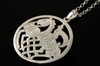 Sleipnir Horse Norse Design Extra Small Sterling Silver Pendant