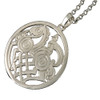 Sleipnir Horse Norse Design Large Sterling Silver Pendant
