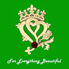 Hearts And Thistle Garnet Luckenbooth Large 14K Yellow Gold Pendant