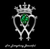 Glen Isle Design Emerald Luckenbooth Large Sterling Silver Pendant