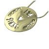 Gaelic Treasures Mo Ghaol My Love 9K Yellow Gold Pendant
