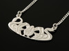 Three Nornes Norse Design Sterling Silver Necklace