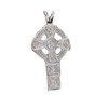 Celtic Cross Traditional Giant Sterling Silver Pendant