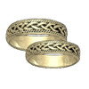 Celtic Interlinked Braided 10K Yellow Gold Ladies Ring Wedding Band