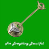 Celtic Trinity Knot White Gold Motif 9K Yellow Gold Pendant