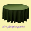 Willow Green Polyester Round Tablecloth Decorations 90 inches x 5