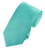 Sea Mist Green Formal Groomsmen Groom Wedding Straight Mens Neck Tie