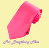 Hot Pink Formal Groomsmen Groom Wedding Straight Mens Neck Tie