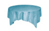 Baby Blue Taffeta Crinkle Table Overlay Decorations 72 inches x 10