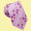 Fuchsia Floral Light Pink Formal Wedding Straight Mens Neck Tie Fuchsia Floral Light Pink Formal Wedding Straight Mens Neck Tie