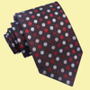 Red White Light Pink Polka Dots Formal Wedding Straight Mens Neck Tie Red White Light Pink Polka Dots Formal Wedding Straight Mens Neck Tie