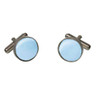 Sky Baby Blue Formal Groomsmen Groom Wedding Mens Cufflinks Five Sets