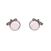 Baby Pink Formal Groomsmen Groom Wedding Mens Cufflinks Five Sets