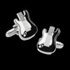 Electric Guitar Formal Groomsmen Groom Wedding Mens Cufflinks Two Sets
