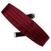 Burgundy Wine Formal Groomsmen Groom Wedding Mens Cummerbund