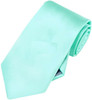 Light Mint Green Formal Boys Ages 7-13 Wedding Straight Boys Neck Tie