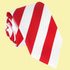White Cherry Red Stripes Formal Boys Ages 7-13 Wedding Straight Boys Neck Tie