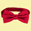 Scarlet Red Boys Ages 1-7 Wedding Boys Neck Bow Tie Scarlet Red Boys Ages 1-7 Wedding Boys Neck Bow Tie
