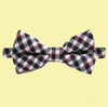 Black White Red Check Boys Ages 1-7 Wedding Boys Neck Bow Tie Black White Red Check Boys Ages 1-7 Wedding Boys Neck Bow Tie
