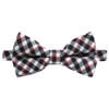 Black White Red Check Boys Ages 1-7 Wedding Boys Neck Bow Tie Black White Red Check Boys Ages 1-7 Wedding Boys Neck Bow Tie