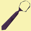 Eggplant Purple Junior Boys Ages 3-7 Wedding Elastic Straight Boys Neck Tie