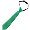 Emerald Green Junior Boys Ages 3-7 Wedding Elastic Straight Boys Neck Tie