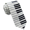 Piano Keys Groomsmen Groom Wedding Slim Skinny Mens Neck Tie