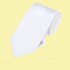 White Formal Groomsmen Groom Wedding Narrow Mens Neck Tie