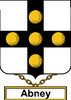 Abney English Coat of Arms Large Print Abney English Family Crest