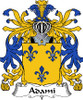 Adami Italian Coat of Arms Print Adami Italian Family Crest Print