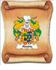 Acosta Spanish Coat of Arms Large Print Acosta Spanish Family Crest