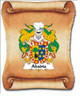 Adarbe Spanish Coat of Arms Large Print Adarbe Spanish Family Crest