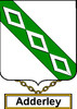 Adderley English Coat of Arms Large Print Adderley English Family Crest