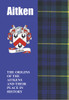 Aitken History Coat of Arms Tartan Origins Mini Book