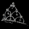 Alana Silver Crystal Drops Flowergirl Child Headpiece Tiara