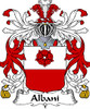 Albani Italian Coat of Arms Large Print Albani Italian Family Crest