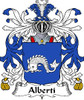 Alberti Italian Coat of Arms Print Alberti Italian Family Crest Print