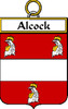 Alcock Irish Coat of Arms Print Alcock Irish Family Crest Print