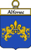 Alfonse French Coat of Arms Print Alfonse French Family Crest Print